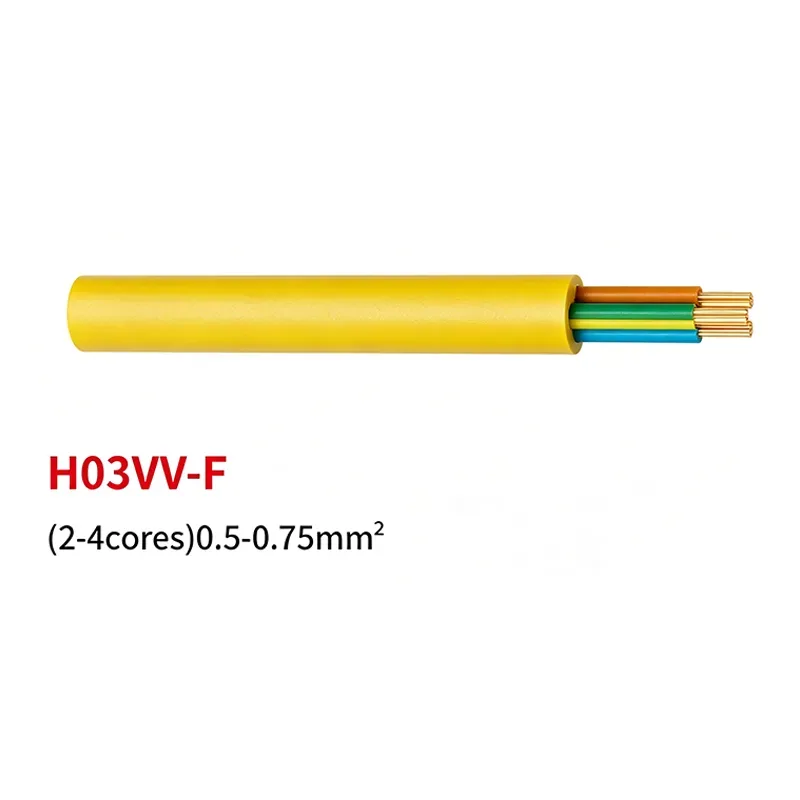 ສາຍໄຟຢືດຢຸ່ນ PVC Insulated ມາດຕະຖານ EU